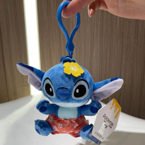 Planet Gates Original Disney Toy Story Stitch Kawaii Winnie Lotso Plush Doll Cartoon Stuffed Anime Keychain Pendant Strap Toys Gift For Kids