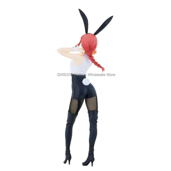 Planet Gates Original Genuine FuRyu BiCute Bunnies Chainsaw Man 30cm Makima Bunny Girl Anime Figure Toys For Kid Wholesale QWIOOE