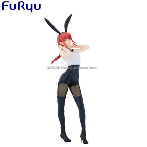 Planet Gates Original Genuine FuRyu BiCute Bunnies Chainsaw Man 30cm Makima Bunny Girl Anime Figure Toys For Kid Wholesale QWIOOE