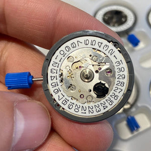 Planet Gates Original Japan NH35 NH35A 24 Jewelry High Accuracy Mechanical Automatic Movement White Day Date 3 o'clock Crown