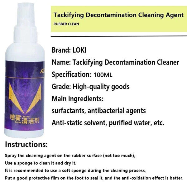 Planet Gates Original LOKI Raytheon Table Tennis Rubber Cleaner Table Tennis Bat Liquid Thickening Cleaning Decontamination Maintenance Set
