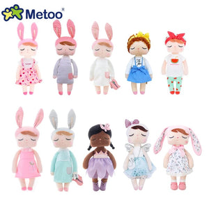 Planet Gates Original Metoo Doll Full Series Angela Stuffed Doll Curls Angel Fruits Dress Up Wedding Plush Toys Baby Kids Gift