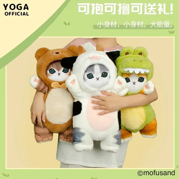 Planet Gates Original Mofusand Kawaii Cos Cat kawaii Animal Plushies 50cm Cosplay Animals Dinosaur Cow Bear Cute Plush Doll Children Gift Toy
