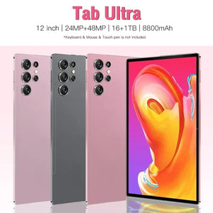 Planet Gates Original New Tablet Ultra Pad 2024 16G+1TB Android 13 Tablet PC 12 Inch Snapdragon 8 gen2 WIFI 5G tablets Learning entertainment