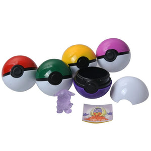 Planet Gates Original Pokemon Anime Action Figure Pikachu Pocket Monster Pokeball  With Mini Figure Toys For Children Gifts