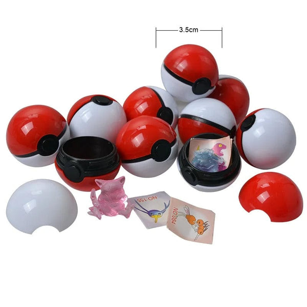 Planet Gates Original Pokemon Anime Action Figure Pikachu Pocket Monster Pokeball  With Mini Figure Toys For Children Gifts
