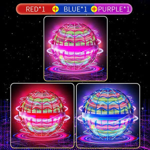 Planet Gates Original Product Fly Ball Hover Ball LED Light Rotating Fly Ball Toy Flying Drone Ball 2023 Indoor and Outdoor Children's Gift