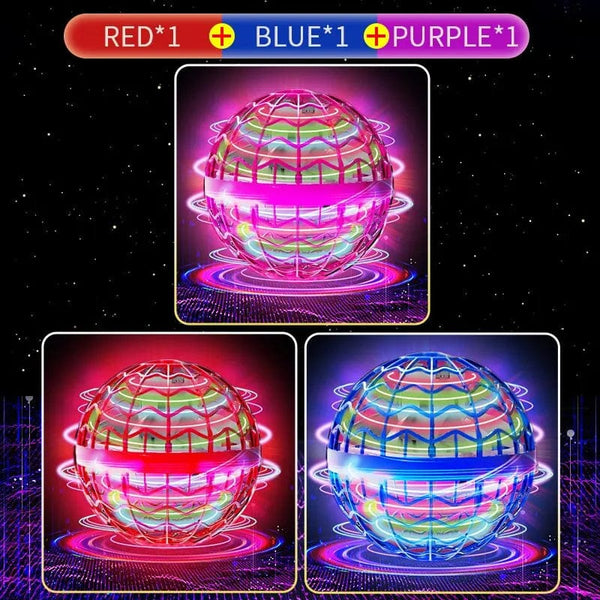 Planet Gates Original Product Fly Ball Hover Ball LED Light Rotating Fly Ball Toy Flying Drone Ball 2023 Indoor and Outdoor Children's Gift