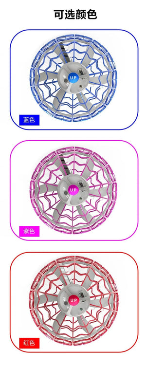 Planet Gates Original Product Fly Ball Hover Ball LED Light Rotating Fly Ball Toy Flying Drone Ball 2023 Indoor and Outdoor Children's Gift