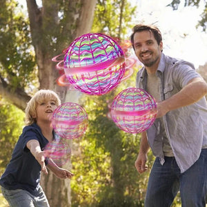 Planet Gates Original Product Fly Ball Hover Ball LED Light Rotating Fly Ball Toy Flying Drone Ball 2023 Indoor and Outdoor Children's Gift