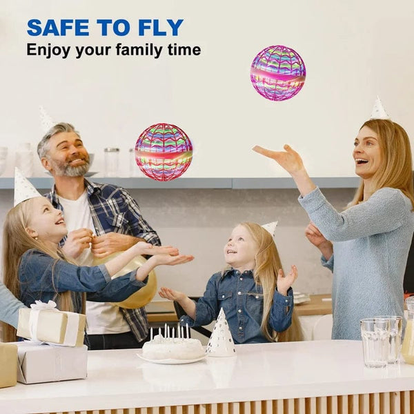 Planet Gates Original Product Fly Ball Hover Ball LED Light Rotating Fly Ball Toy Flying Drone Ball 2023 Indoor and Outdoor Children's Gift