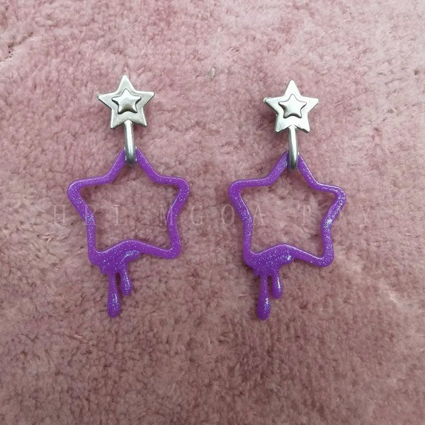 Planet Gates Original Rainbow Middle School Fashion big Sister Doll Stand Hanger Earrings Stud Earrings DIY Accessories Girls Toys