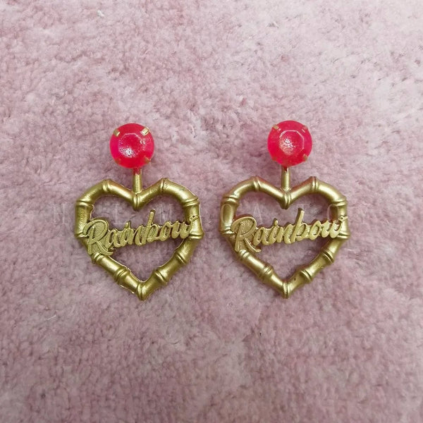 Planet Gates Original Rainbow Middle School Fashion big Sister Doll Stand Hanger Earrings Stud Earrings DIY Accessories Girls Toys