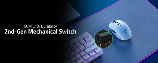 Planet Gates Original Razer DeathAdder V2 X Hyperspeed/Orochi V2 Double Wireless Bluetooth Gaming Mouse Programmable Button 5G Optical Sensor