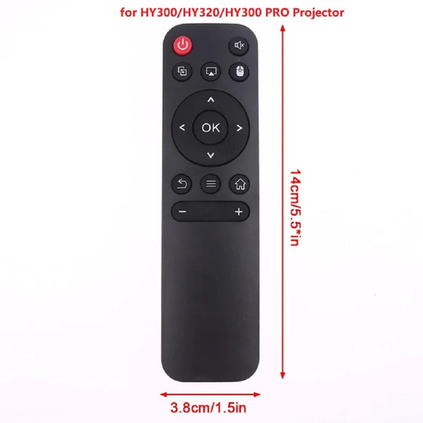 Planet Gates Original Remote Control for HY300/HY320/HY300 PRO Projector Replacement Smart Remote Control for all HY300 Series