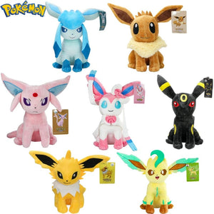 Planet Gates Oringinal Plush Toys Eevee Evolution Sylveon Umbreon Espeon Sylveon Glaceon Jolteon Stuffed Animals Peluche Dolls Gifts