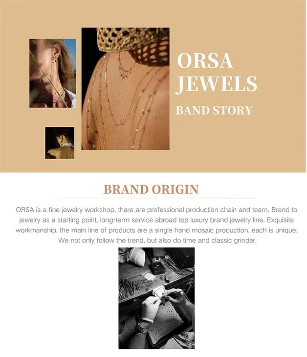 Planet Gates ORSA JEWELS 14K Gold Plated Paperclip Chains Tennis Bracelet For Women 925 Sterling Silver Handmade Bracelets Jewelry SB141