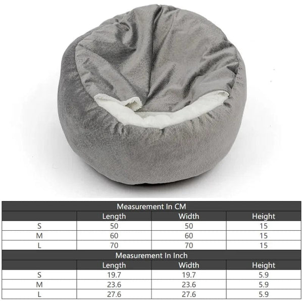 Planet Gates Orthopedic Dog Bed With Hooded Blanket Winter Warm Waterproof Dirt Resistant Cat Puppy House Cuddler Machine Washable