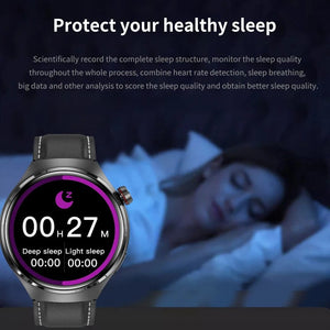 Planet Gates other / Silver Mesh belt 2 2024 New Smart Watch Heart rate Health Monitor Bluetooth Call NFC GPS Tracker IP68 Waterproof  SmartWatch Men For HUAWEI GT4 Pro