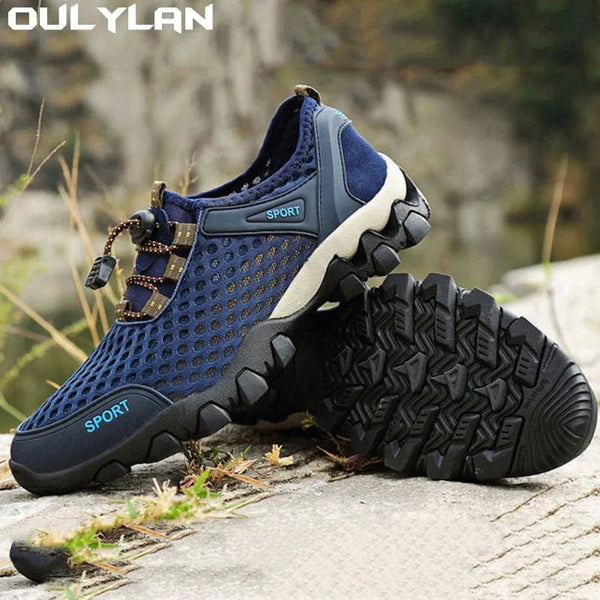 Planet Gates Oulylan Trekking Hiking Shoes Male Mountain Sneakers River Walking Camping Trail Shoes Spring Summer Men Outdoor Upstream Water