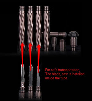 Planet Gates Outdoor Camp Hiking Tool Self Defense Sticks Pole Home Car Multifunctional Survival Kit Climbing Emergency Equipment