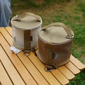 Planet Gates Outdoor Camping Paper Towel Drawer Home Mesh Tube Paper Towel Storage Bag Car Hanging Roll Paper Tube Bag Storage Box Outdoor