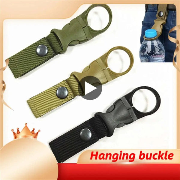 Planet Gates Outdoor Carabiner Tool Tactical Key Hook MOLLE Hanging Backpack Belt Waist Bag Buckle Camping Hiking Keychain Accessories