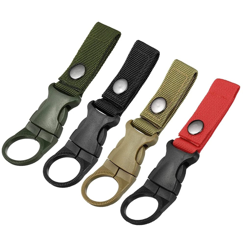 Planet Gates Outdoor Carabiner Tool Tactical Key Hook MOLLE Hanging Backpack Belt Waist Bag Buckle Camping Hiking Keychain Accessories