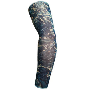 Planet Gates Outdoor Cooling Sleeves Sunscreen Uv Protective Breathable Tattoo Arm Sleeves For Fishing Running Cycling