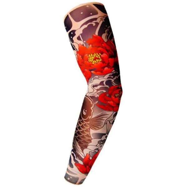 Planet Gates Outdoor Cooling Sleeves Sunscreen Uv Protective Breathable Tattoo Arm Sleeves For Fishing Running Cycling