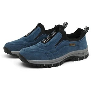 Planet Gates Outdoor Hiking Shoes Men Sneakers Winter Slip on Casual Men Shoes Breathable Suede Leather Shoe Anti-skid Walking Shoes Footwear
