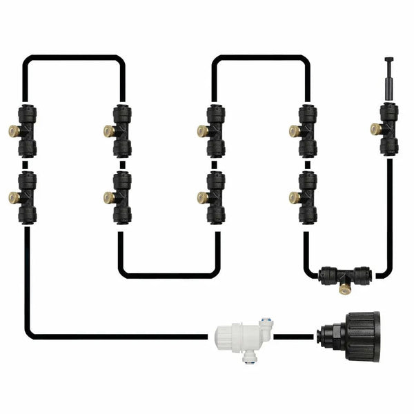 Planet Gates Outdoor Misting Cooling System Mist Sprinkler Nozzle Plant Water Mister Nozzles Set Garden Lawn Accessories Irrigation Tools