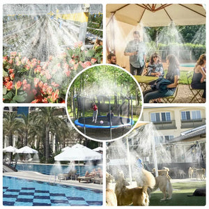 Planet Gates Outdoor Misting Cooling System Mist Sprinkler Nozzle Plant Water Mister Nozzles Set Garden Lawn Accessories Irrigation Tools