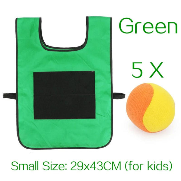 Planet Gates Outdoor Sport Game Props Vest Sticky Jersey Vest Game Vest Waistcoat With Sticky Ball Throwing Toys For Children Kids Sports Toy