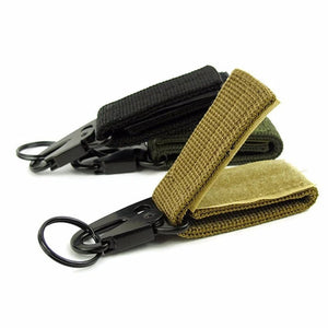 Planet Gates Outdoor Tactical Carabiner Key Bag Accessories Multifunctional Belt Buckle Nylon Webbing