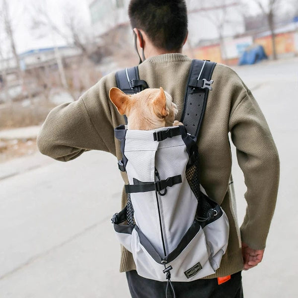 Planet Gates Outdoor Travel Puppy Medium Dog Backpack for Small Dogs Breathable Walking French Bulldog Carrier Bags Accessories Pet Supplies