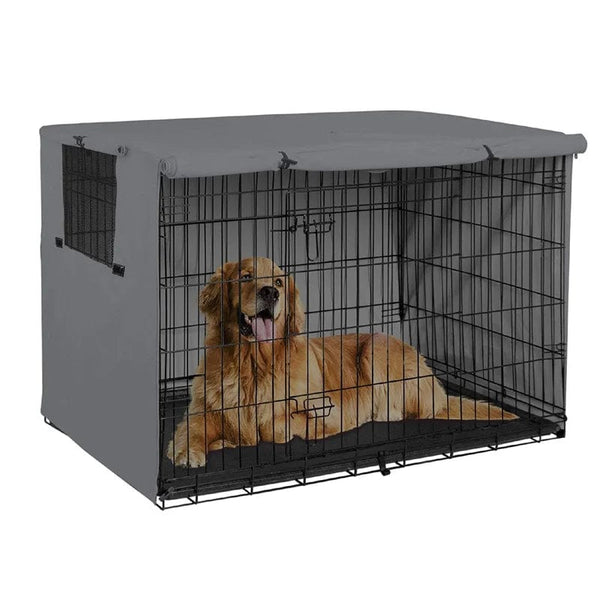 Planet Gates Outdoor Universal Dog Wire Crate Cover Dog Cage Rainproof Dust Covers Waterproof Sun Protection Durable Pet Kennel Case