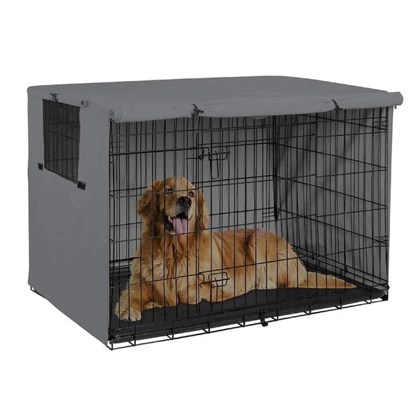 Planet Gates Outdoor Universal Dog Wire Crate Cover Dog Cage Rainproof Dust Covers Waterproof Sun Protection Durable Pet Kennel Case