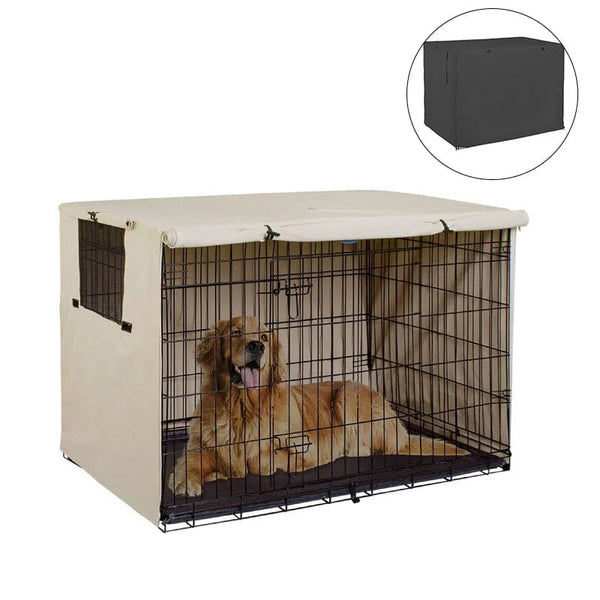 Planet Gates Outdoor Universal Dog Wire Crate Cover Dog Cage Rainproof Dust Covers Waterproof Sun Protection Durable Pet Kennel Case