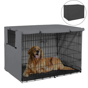 Planet Gates Outdoor Universal Dog Wire Crate Cover Dog Cage Rainproof Dust Covers Waterproof Sun Protection Durable Pet Kennel Case