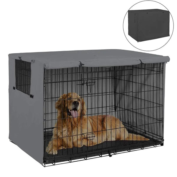 Planet Gates Outdoor Universal Dog Wire Crate Cover Dog Cage Rainproof Dust Covers Waterproof Sun Protection Durable Pet Kennel Case