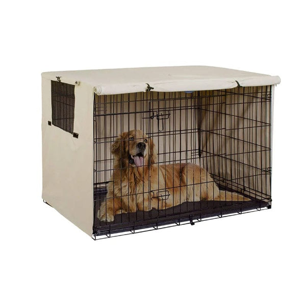 Planet Gates Outdoor Universal Dog Wire Crate Cover Dog Cage Rainproof Dust Covers Waterproof Sun Protection Durable Pet Kennel Case