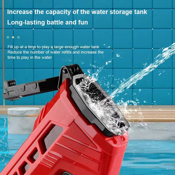 Planet Gates Outdoor Water Gun Toys Electric High Pressure Large Capacity Water Gun Summer Beach Swimming Pool Game Interactive Kids Toys