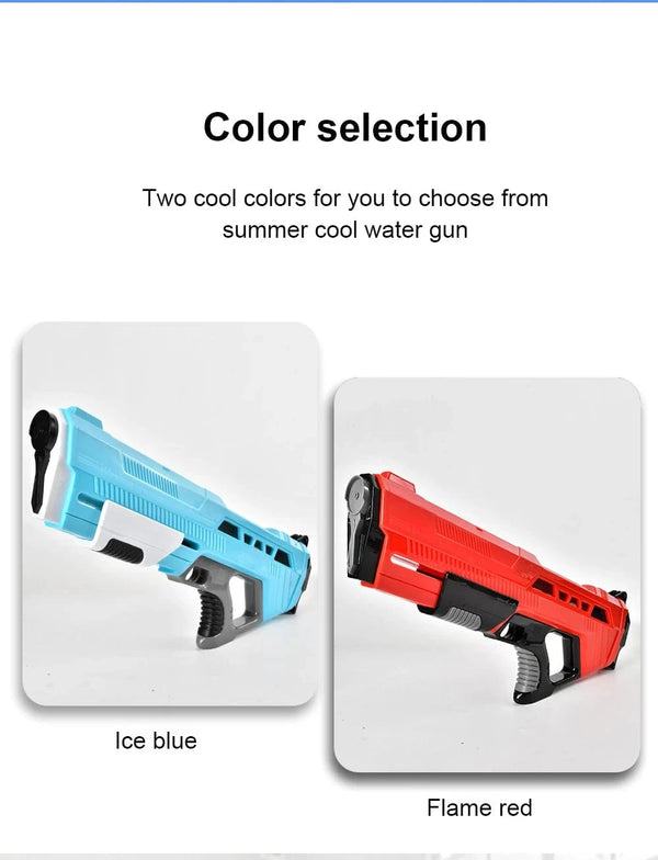 Planet Gates Outdoor Water Gun Toys Electric High Pressure Large Capacity Water Gun Summer Beach Swimming Pool Game Interactive Kids Toys