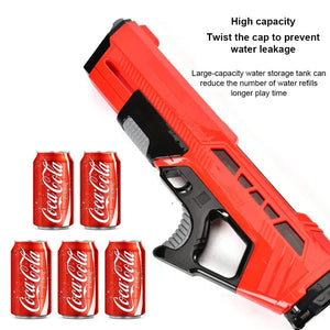 Planet Gates Outdoor Water Gun Toys Electric High Pressure Large Capacity Water Gun Summer Beach Swimming Pool Game Interactive Kids Toys