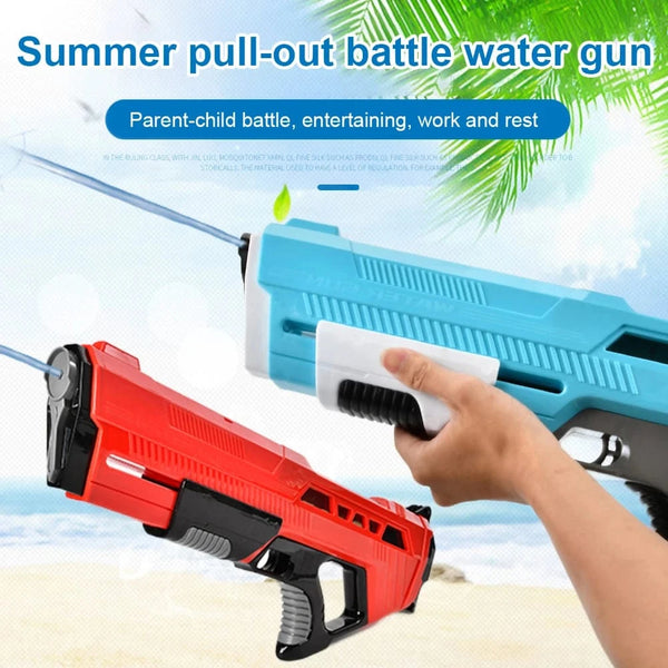 Planet Gates Outdoor Water Gun Toys Electric High Pressure Large Capacity Water Gun Summer Beach Swimming Pool Game Interactive Kids Toys