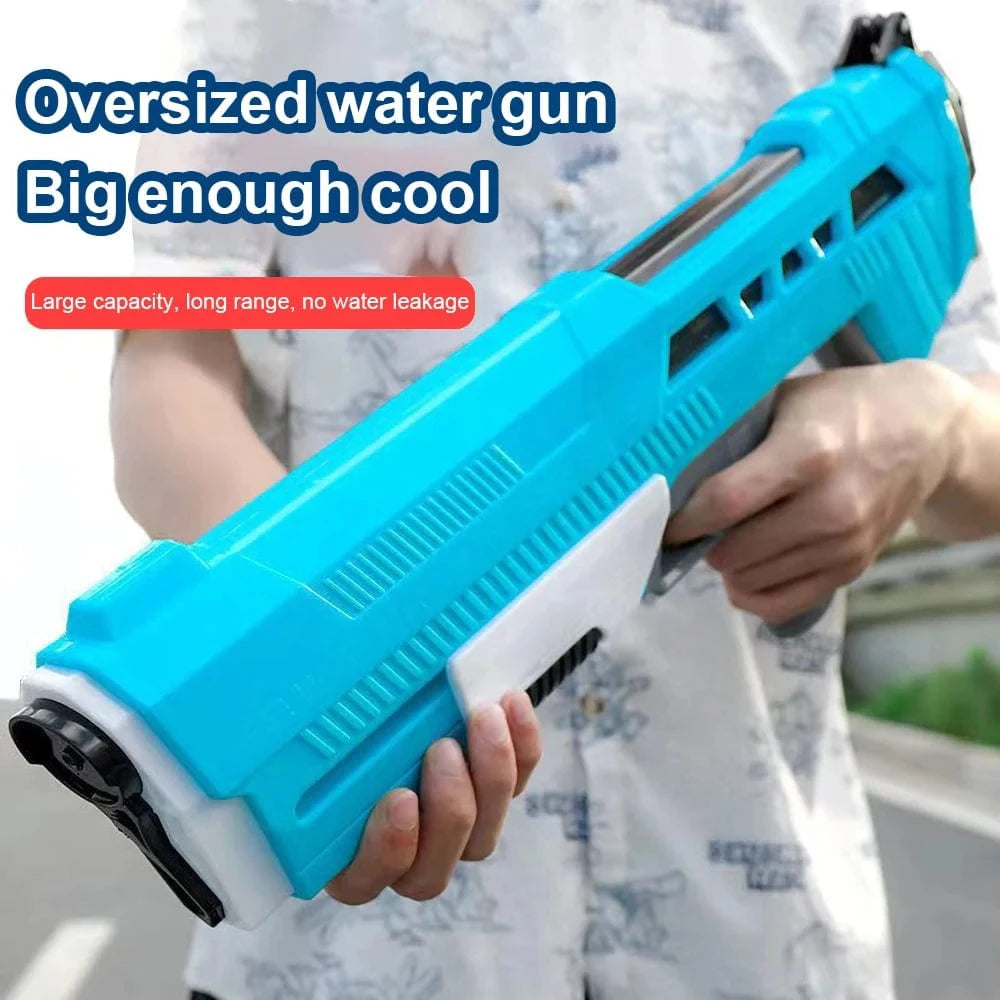 Planet Gates Outdoor Water Gun Toys Electric High Pressure Large Capacity Water Gun Summer Beach Swimming Pool Game Interactive Kids Toys