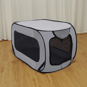 Planet Gates Outdoors Dog Cage Portable Folding Pet Car Trunk Carrier Breathable Transportar Cat Tent for Puppy Travel Camping Dog Bed House