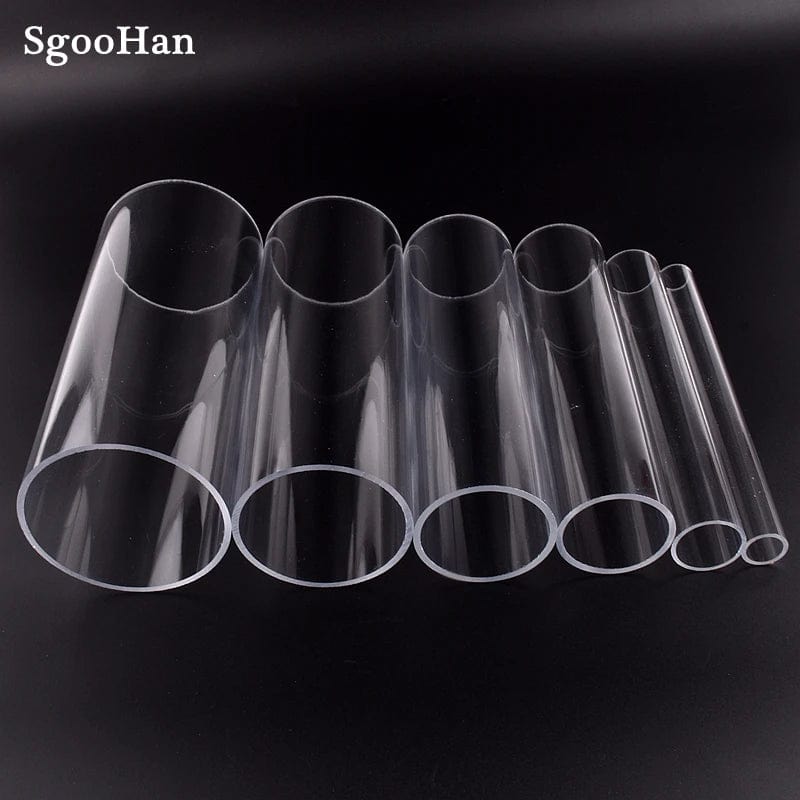 Planet Gates Outer dia 90mm / 32cm long(1pc) 1pc O.D 50~110mm Transparent Acrylic Aquarium Fish Tank Pipe Plexiglass Water Supply Tube Home Garden DIY Watering Fittings 32CM