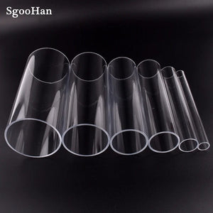 Planet Gates Outer dia 90mm / 32cm long(1pc) 1pc O.D 50~110mm Transparent Acrylic Aquarium Fish Tank Pipe Plexiglass Water Supply Tube Home Garden DIY Watering Fittings 32CM